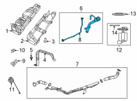 OEM 2021 Jeep Wrangler Tube-Fuel Filler Diagram - 68413327AC