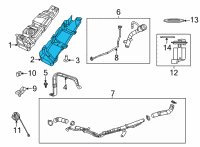 OEM Jeep Wrangler Fuel Tank Diagram - 68413401AB