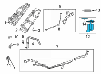 OEM 2022 Jeep Wrangler FUEL PUMP/LEVEL UNIT Diagram - 68510216AD