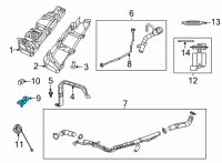 OEM 2022 Jeep Wrangler Fuel Pressure Sensor Diagram - 68372856AA