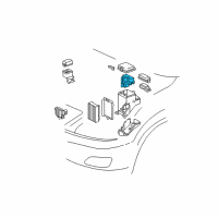 OEM Lexus RX330 Block Assy, Fusible Link Diagram - 82620-48040