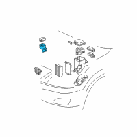 OEM 2007 Lexus RX350 Block Sub-Assy, Relay Diagram - 82602-48090