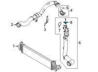 OEM Ford Manifold Absolute Pressure Sensor Sensor Diagram - KX7Z-9F479-A