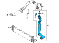 OEM 2022 Ford Escape TUBE - OUTLET Diagram - LX6Z-6F073-A