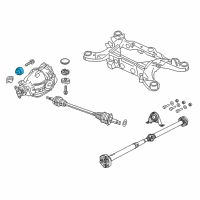 OEM 2011 Dodge Charger Mount-Differential Diagram - 4578084AC