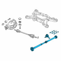 OEM 2012 Dodge Charger Rear Drive Shaft Diagram - 5038864AD