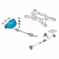 OEM 2012 Dodge Charger Differential-Rear Axle Diagram - 68085306AA