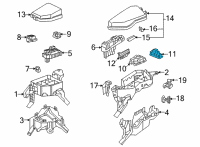 OEM 2021 Toyota Venza Relay Box Diagram - 82660-42100