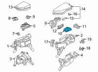 OEM Lexus NX350 Block Assembly, Relay Diagram - 82660-42110