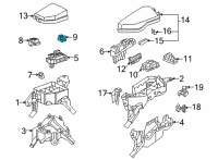 OEM 2022 Toyota Venza Relay Box Diagram - 82660-48040