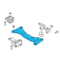 OEM BMW 435i Gearbox Support Diagram - 22-32-6-796-605