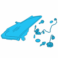 OEM 2013 Nissan GT-R Passenger Side Headlamp Assembly Diagram - 26010-KB52A