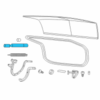 OEM Chrysler 300 Prop-Deck Lid Diagram - 4589871AC