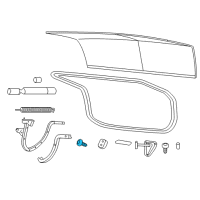 OEM 2013 Dodge Challenger Screw-HEXAGON Head Diagram - 6507648AA