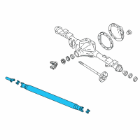 OEM 2014 GMC Sierra 1500 Drive Shaft Diagram - 84202534