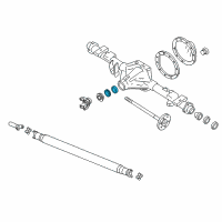 OEM 2009 GMC Savana 3500 Side Bearings Diagram - 25824252