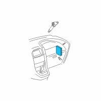 OEM Lexus RX350 Engine Control Computer Diagram - 89661-0E101