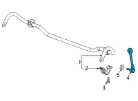 OEM 2020 Chevrolet Corvette Stabilizer Link Diagram - 84821500