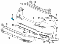 OEM Honda Civic REFLECTOR, R- RR Diagram - 33505-T43-J01