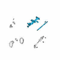 OEM Toyota Highlander Steering Column Diagram - 45250-48020