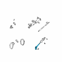 OEM 2002 Toyota Highlander Lower Shaft Diagram - 45202-48040