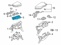 OEM Lexus NX250 BLOCK ASSY, FUSE Diagram - 82610-78040