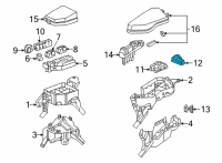 OEM Lexus NX350 BLOCK ASSY, FUSE Diagram - 82610-78030