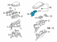 OEM Lexus NX250 BLOCK ASSY, FUSE Diagram - 82610-48040