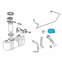 OEM GMC Savana 3500 Vent Hose Diagram - 20945528