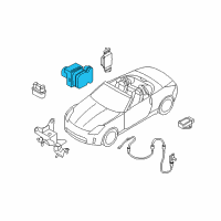 OEM 2009 Nissan 350Z Anti Skid Actuator Assembly Diagram - 47660-EV01B