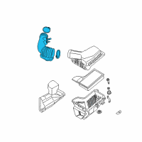 OEM Ford Mustang Inlet Tube Diagram - FR3Z-9B659-D