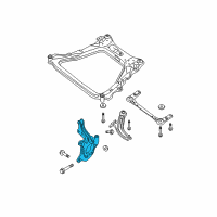 OEM 2012 Nissan Rogue Spindle-KNUCKLE, LH Diagram - 40015-JG000