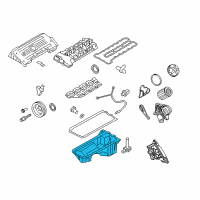 OEM BMW 535i GT Oil Pan Diagram - 11-13-7-559-857