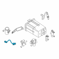 OEM 2018 Nissan Versa Air Fuel Ratio Sensor Assembly Diagram - 22693-3TA0B