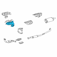 OEM 1998 Toyota Avalon Manifold Diagram - 17150-20010