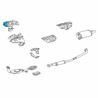 OEM 1994 Toyota Camry Manifold Diagram - 17140-20010