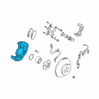 OEM 2001 Toyota RAV4 Splash Shield Diagram - 47781-42030