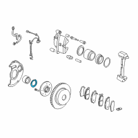 OEM Honda Civic del Sol Circlip, Special (Inner) (79MM) Diagram - 90681-SR3-A00