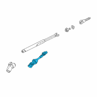 OEM 2004 Chevrolet Corvette Lower Coupling Diagram - 26057539