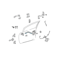 OEM 2013 Scion xD Lock Cable Diagram - 69750-52090