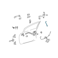 OEM Scion xD Lock Rod Diagram - 69311-52190