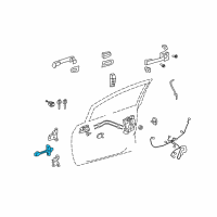 OEM Scion Door Check Diagram - 68620-52110