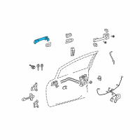 OEM 2014 Scion xB Handle, Outside Diagram - 69211-12220-A0