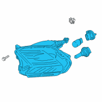 OEM 2017 Ford Escape Park Lamp Assembly Diagram - GJ5Z-13200-C