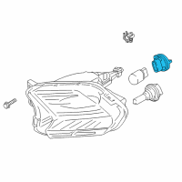 OEM 2019 Ford Escape Park Lamp Bulb Socket Diagram - GJ5Z-13411-D