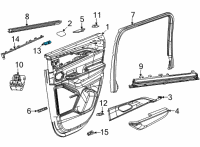 OEM Jeep Grand Cherokee L DOOR Diagram - 68458003AB