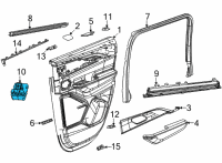 OEM Jeep Grand Cherokee L POWER WINDOW Diagram - 68376297AC