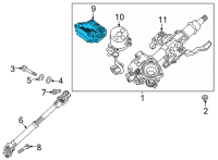 OEM 2019 Kia Niro EV Controller Assembly-MDPS Diagram - 56340Q4000