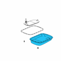 OEM 2001 BMW X5 Oil Pan Diagram - 24-11-7-533-846