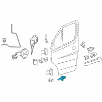 OEM 2007 Dodge Sprinter 3500 Handle-Inside Release Diagram - 1HE51XDVAA